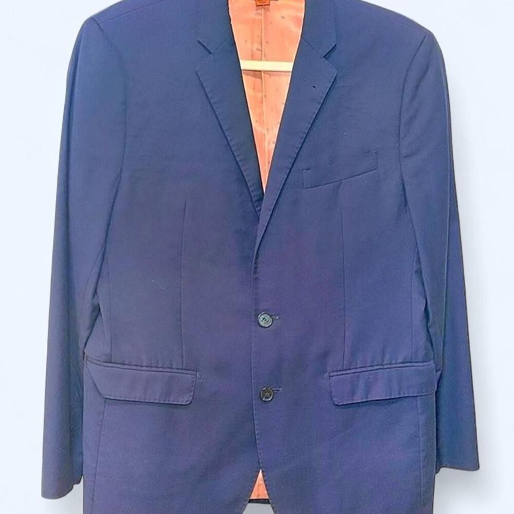 Prive-revaux Men's Navy and Blue Jacket
